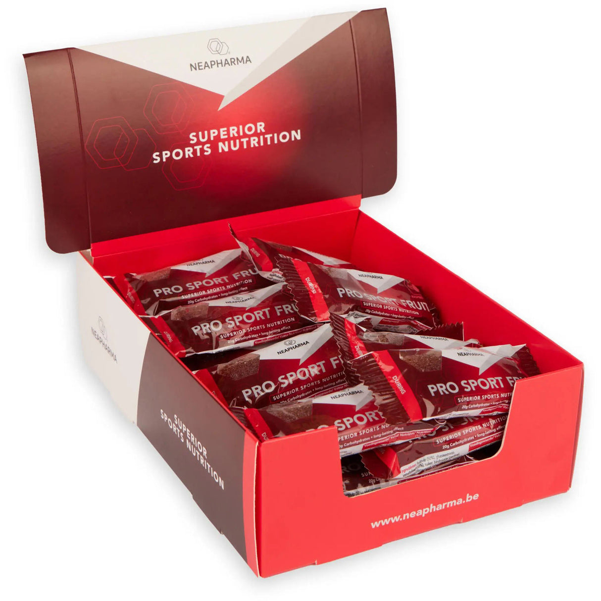 Présentoir Neapharma bar pro sport fruits framboise (40pcs)