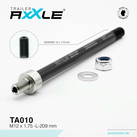 Bobike Radoxx Plant Asseau pour la remorque M12X1.75 209 mm