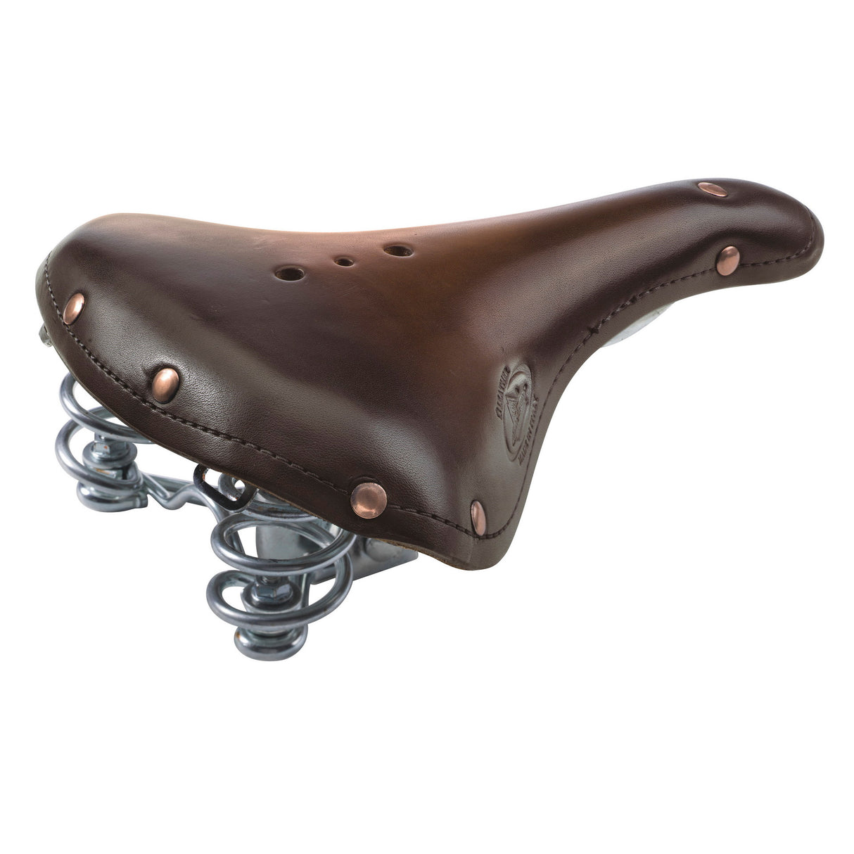 Selle Monte Grappa Monte Grappa Saddle m Veer Old Frontiers Classic Leather D-Bruin