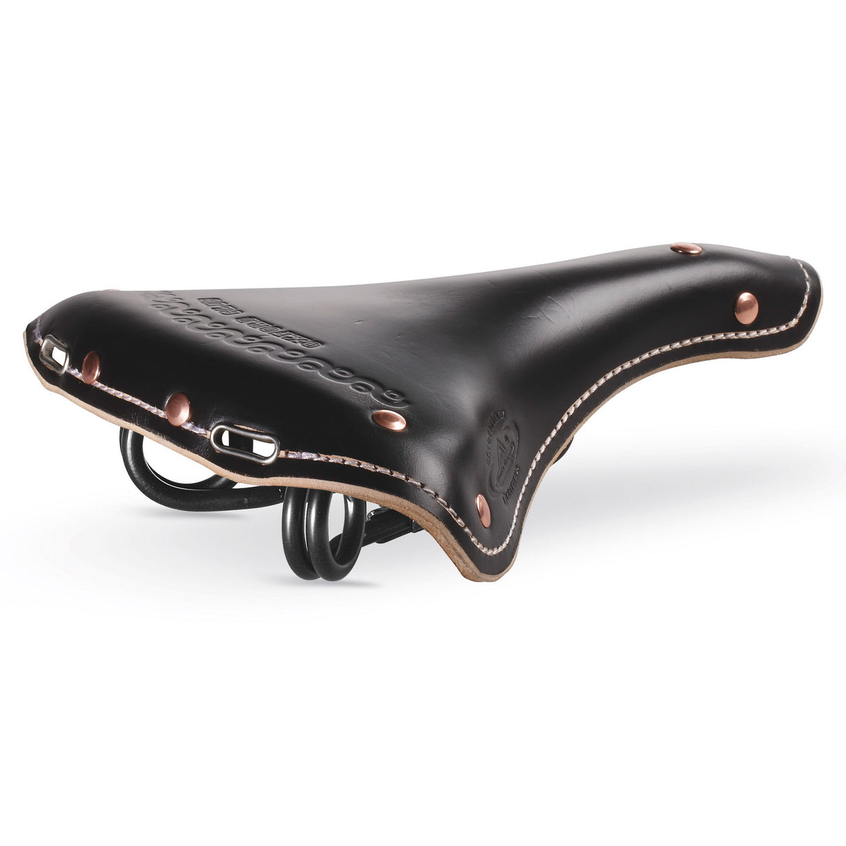 Monte grappa selle oxford club sport cuir noir