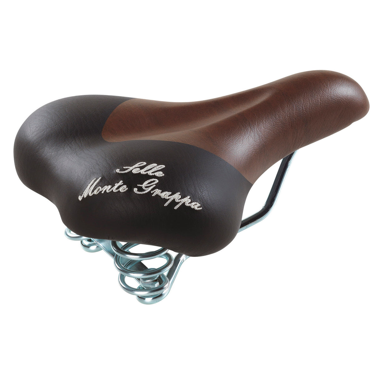 Sedla moda Selle Monte Grappa z veer D-Bruin Black