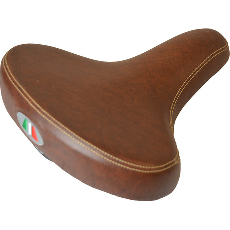 Selle Monte Grappa Saddle Selva Man Brown with Elastomer