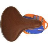 Selle Monte Grappa Monte Grappa Saddle Selva Man brun avec élastomère
