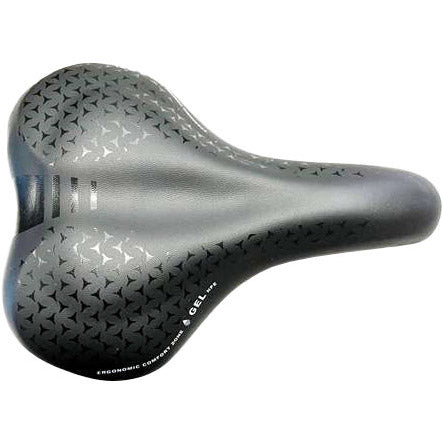 Selle Monte Grappa Monte Grappa Saddle Asola 6200 Gel Steel Rail noir