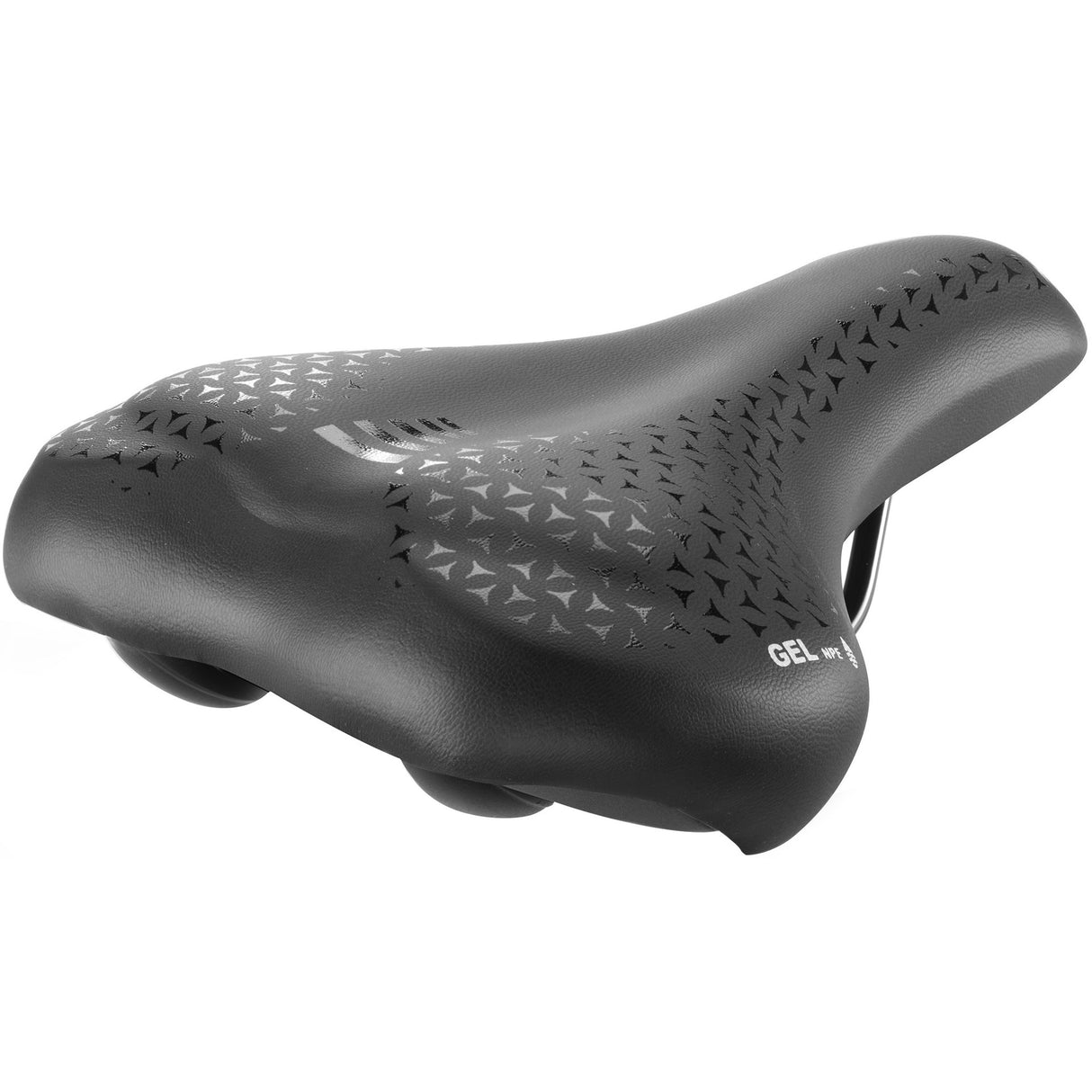 Selle Monte Grappa Monte Grappa Saddle Asola 6200 Gel Steel Rail noir