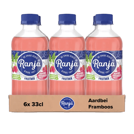 Mélange de fruits Ranja bouchon fraise framboise (6x 33cl)