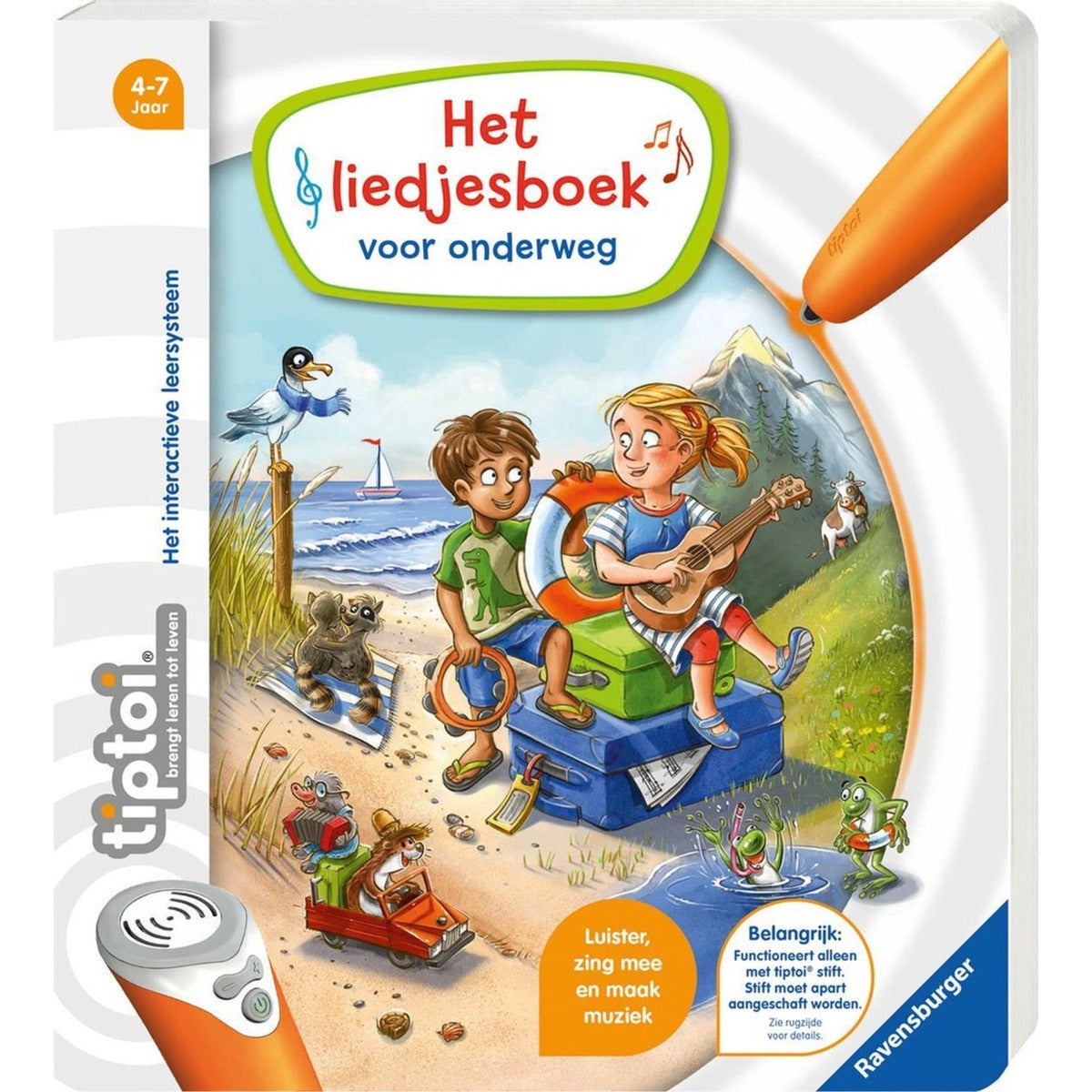 Ravensburger Tiptoi Book Songs for Onderweg