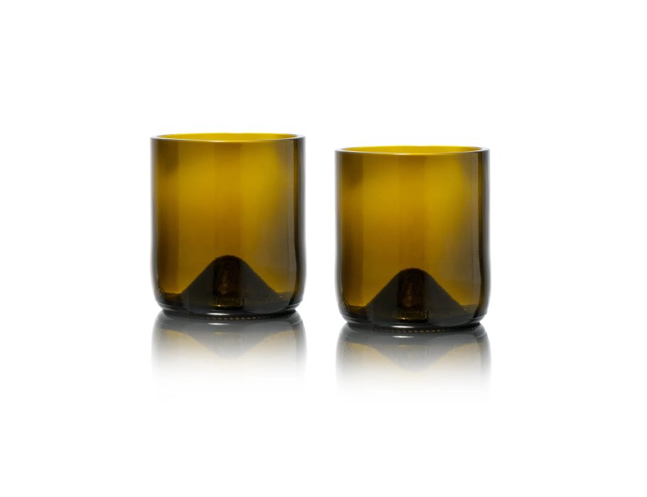 Verre rebotted - Courte boisson - 2 -pack - Olive