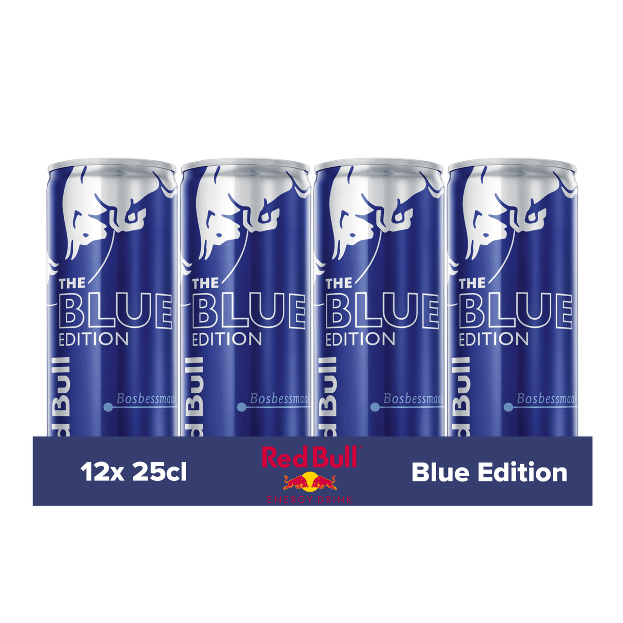 Canette énergétique Red Bull Blue Edition (12x 25cl)