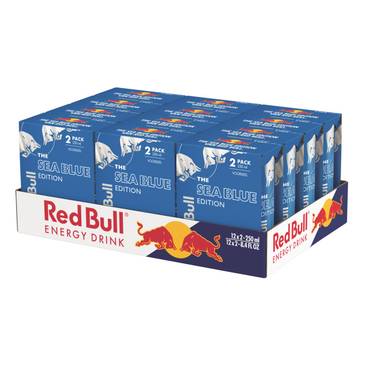Canette Red Bull Sea Blue (24x 250ml) paquet de 2