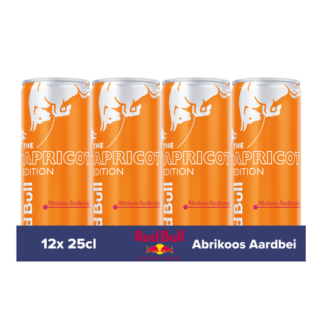 Red bull été abricot fraise (12x 25cl)