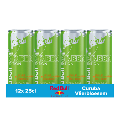 Red bull the green edition fleur de sureau curuba sans sucre (12x 250ml)