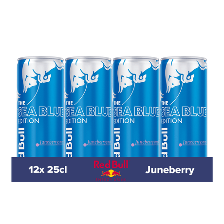 Boîte de baies de juin Red Bull The Sea Blue Edition (12x 250ml)
