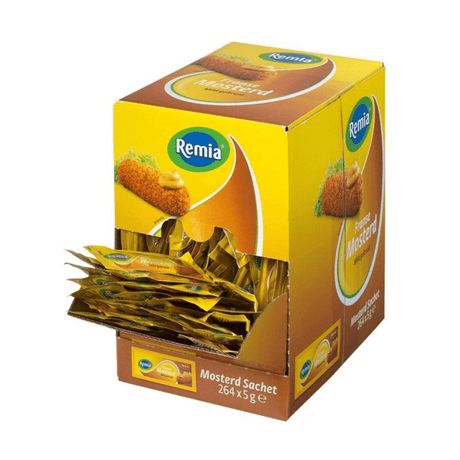 Sachets de moutarde Remia (264x 5gr)
