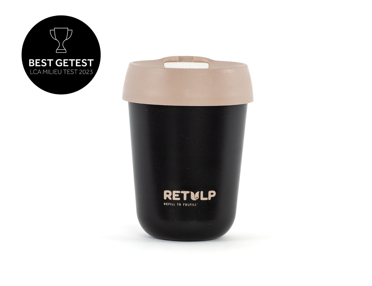 Tasse de café relâche - noir - boulangerie brun - 275 ml