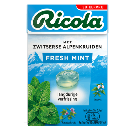 Coffret menthe fraîche Ricola (20x 50gr)
