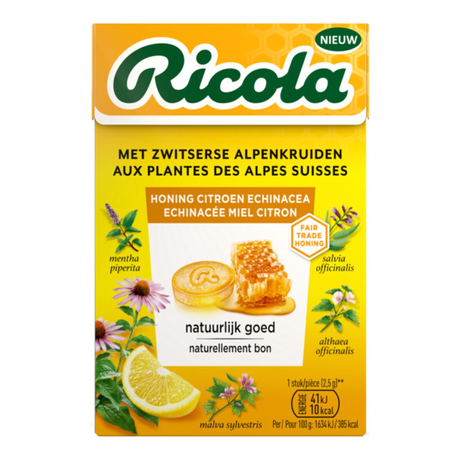 Ricola miel citron échinacée (20x 50gr)