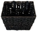 Panier de vélo en osier volumineux - petit - noir