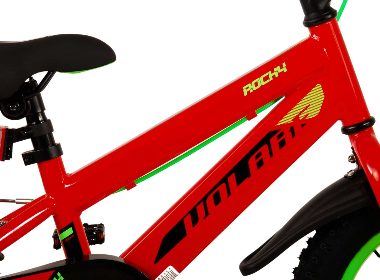 Volare Rocky Children's Bike Boys 14 pouces rouges Two Hand freins