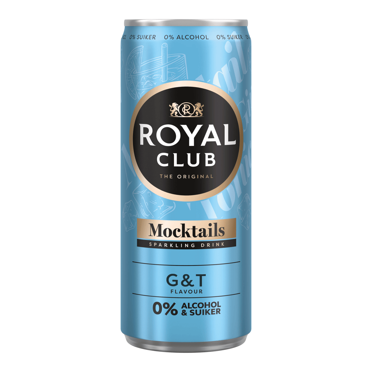 Royal club mocktails gin tonic 0% canette (12x 25cl)