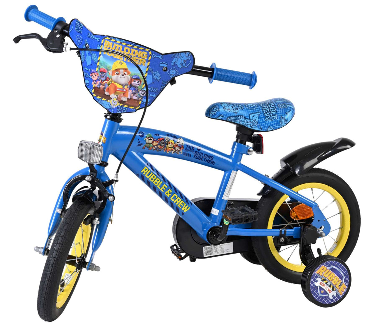 Rubble Crew - vélo pour enfants - garçons - 12 pouces - bleu