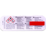 Visite de la boîte de réparation 11,5 cm en aluminium blanc rouge 15 pièces