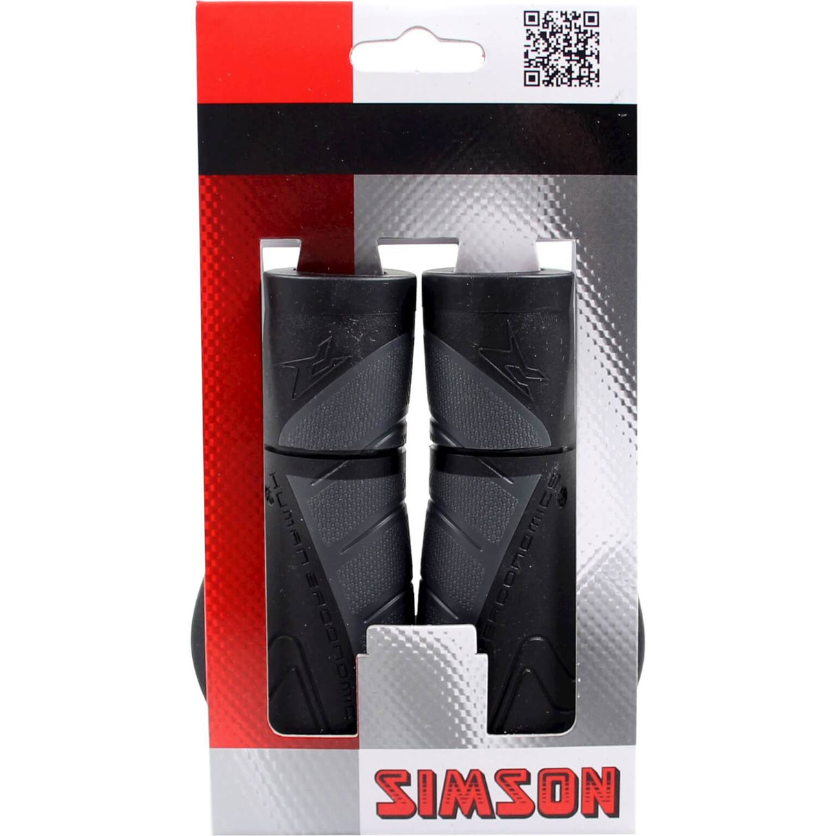 Simson gère l'ergonomie noire-anthracite ergonomique paddle forme, distribution optimale de pression, support supplémentaire, adapté aux vélos avec sans poignées