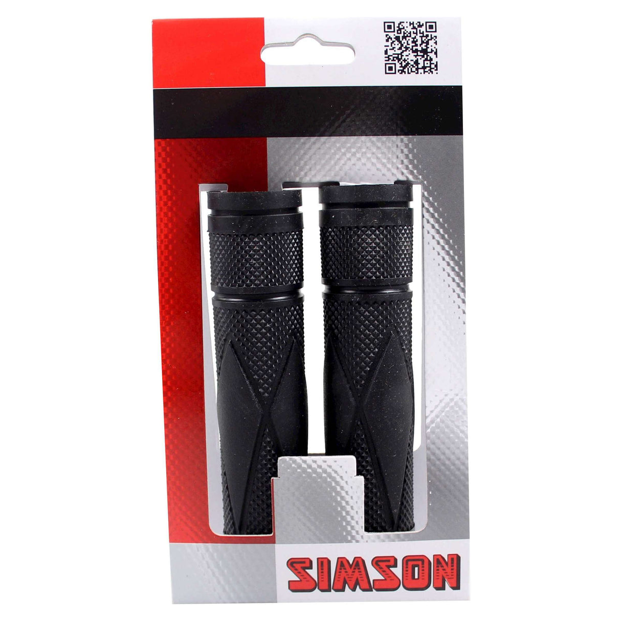 Simson gère le confort noir - confort optimal, bonne adhérence, adapté à tous les vélos (92 mm)