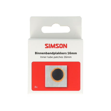 Simson binnenbandpleisters 16mm 8st