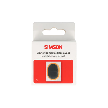 Simson binnenbandpleisters ovaal 8st