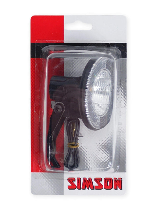 Simson Headlight Tour noir avec support