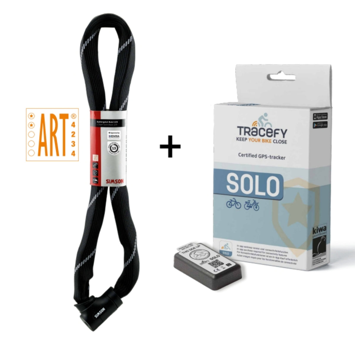 Rema tip top pays-bas b.v. Simson 020867 pack de sécurité action (composé de : 1 x simson bold 120 + 1 x tracefy solo)