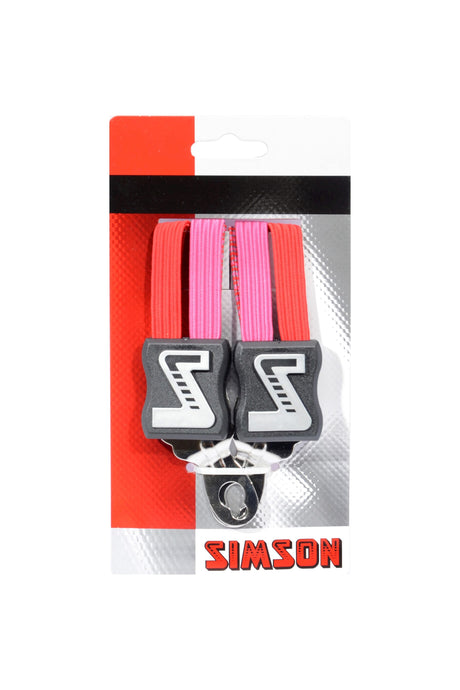 Snelbinder trio simson court avec 3 liants - rouge rose