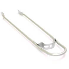 Pare-chocs de barre de matière 28sp argent