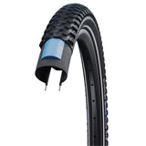VTT Schwalbe marathon plus - filaire - addix - smartguard - 29x2,25 - noir + reflex