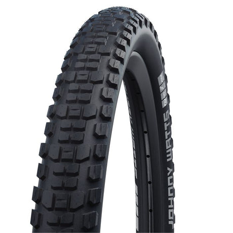Schwalbe johnny watts plus - filaire - addix - dd - greenguard - radial - 27,5x2,60 - noir + reflex
