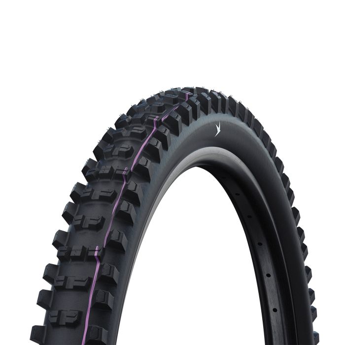 Schwalbe shredda arrière - tlr - addix ultra soft - gravité pro - radial - 27,5x2,50 - noir