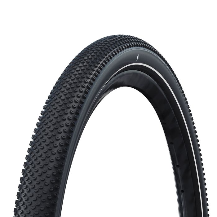 Schwalbe g-one allround - tlr - addix green - raceguard - 27,5x2,60 - noir + reflex