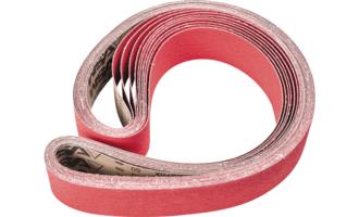 Bande abrasive pour cheval 75x2000 rouge x co-cool60