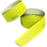 Gar guide de guidon perforé jaune fluorescent