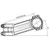 Deda DEDA nok Zero 70mm BOB alu 73-17gr. 31.7mm OEM