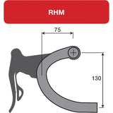 Dedacciai krmilni ovinek Zero2 DCR POB RHM-EVO 40CMB B (38 cm C C)