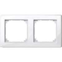 Merten m-smart cadre de couverture 2 voies blanc polaire