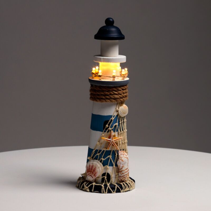 Souvenir de plage - coquilles de phare lumière LED