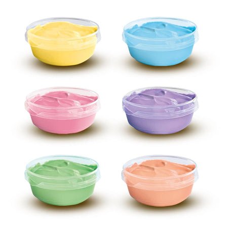 Ses peinture au doigt pastel 6 couleurs x 45 ml