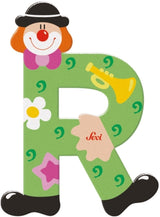 Sevi lettre clown r: 10 cm (81754)