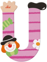 Sevi lettre clown u: 10 cm (81757)