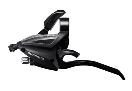 Manette de vitesse Shimano (gauche) avec levier de frein 3 vitesses st-ef500-4 - 4 doigts - noir