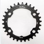 Sunrace Blad 32T 4-Arm 96 noir étroit large Alu Alu A-symétrique