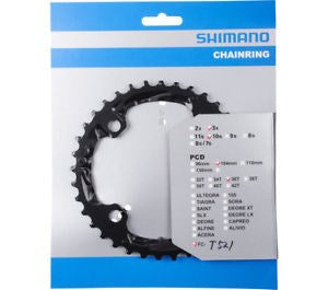 Cale de plateau Shimano FC-T521. fc-t521 36 dents à 4 bras 104 mm